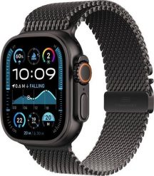 Smartwatch Apple Watch Ultra 2 GPS + Cellular 49mm Black Titanium Case Milanese Loop S Czarny (MX4W3KS/A). Czarne zegarki smartwatch Apple. Za 3,962.80 zł.