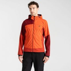 Softshell turystyczny męski Mountaineer. Brązowe kurtki softshell męskie Dare 2B, l, bez wzorów, z softshellu, bez kaptura, trekkingowe. Za 209.99 zł.