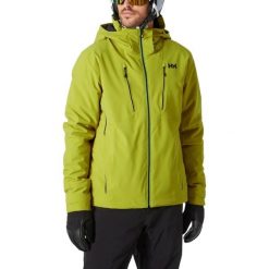 Kurtka Narciarska Męska Helly Hansen Alpha 4.0. Zielone kurtki narciarskie i snowboardowe męskie Helly Hansen, na zimę, m, bez wzorów, bez kaptura, narciarskie. W wyprzedaży za 1,599.20 zł.
