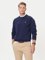 Polo Ralph Lauren Bluza 710P01523002 Granatowy Regular Fit. Niebieskie bluzy nierozpinane męskie Polo Ralph Lauren, m, bez wzorów, z bawełny, bez ramiączek, bez kaptura. Za 699.99 zł.