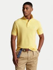 Polo Ralph Lauren Polo Core Replen 710795080 Żółty Slim Fit. Żółte koszulki polo męskie Polo Ralph Lauren, m, bez wzorów, z bawełny, bez kołnierzyka, bez ramiączek. Za 329.99 zł.
