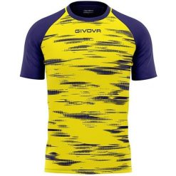 Koszulka Sportowa Givova Pixel Niebiesko/Żółta 3XL - Oddychająca i Elastyczna. Niebieskie t-shirty sportowe męskie Givova, xl, bez wzorów, z poliesteru, eleganckie, bez ramiączek. Za 140.99 zł.