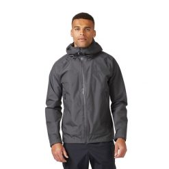 Kurtka przeciwdeszczowa męska Rab Namche Gore-Tex Paclite Jacket z kapturem. Szare kurtki męskie RAB, m, bez wzorów, z gore-texu, sportowe, bez ramiączek, z kapturem. W wyprzedaży za 981.05 zł.
