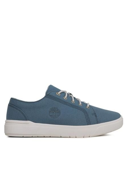 Timberland Sneakersy Seneca Bay Fabric Ox TB0A5X39DJ51 Niebieski. Niebieskie buty sportowe na co dzień męskie Timberland, m, bez wzorów, z materiału, bez ramiączek, bez kaptura. Za 199.99 zł.