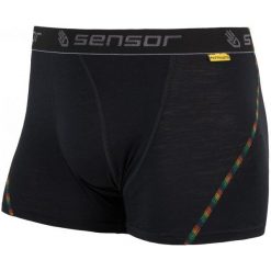 Sensor Bokserki Merino Air M Black Xl. Bielizna termoaktywna męska marki Sensor. W wyprzedaży za 79.00 zł.