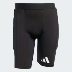 Legginsy Squadra 25 Goalkeeper Padded Short. Białe legginsy męskie ADIDAS, xl, bez wzorów, z materiału, do piłki nożnej. Za 179.00 zł.