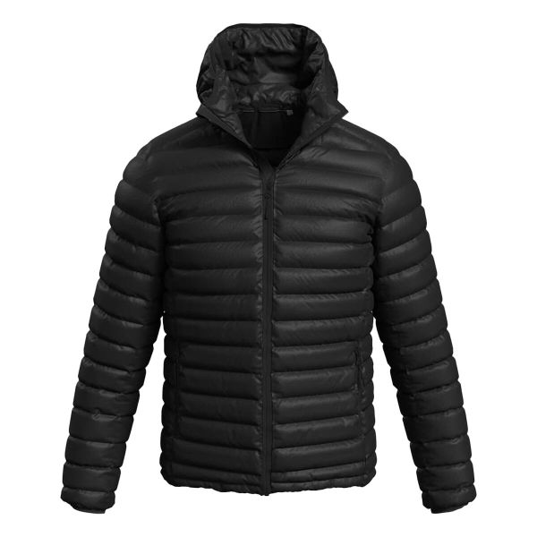 Męska Kurtka Ocieplana Lux. Czarne kurtki męskie Stedman, m, bez wzorów, z puchu, sportowe, bez ramiączek, bez kaptura. Za 337.99 zł.