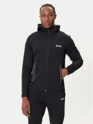 BOSS Bluza Sicon 50542948 Czarny Regular Fit. Czarne bluzy rozpinane męskie Boss, m, bez wzorów, z syntetyku, bez ramiączek, bez kaptura. Za 809.99 zł.