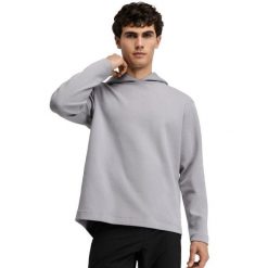 Męska techniczna bluza MTB z kapturem Kolarstwo Siroko MTB Slack Gray. Szare bluzy nierozpinane męskie SIROKO, l, bez wzorów, z kapturem. Za 210.00 zł.