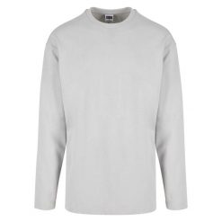 Męski Sweter Z Długim Rękawem Z Otwartym Brzegiem. Szare koszulki męskie z długim rękawem Urban Classics, m, bez wzorów, bez kołnierzyka, bez ramiączek. Za 105.99 zł.