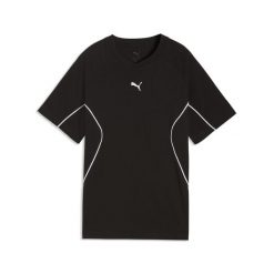 Młodzieżowa koszulka PUMA Sport o luźnym kroju PUMA. Czarna t-shirty sportowe męskie Puma, m, bez wzorów, młodzieżowe, bez ramiączek. Za 99.00 zł.