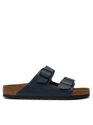 Birkenstock Klapki Arizona 0051151 Granatowy. Niebieskie klapki i japonki męskie Birkenstock, bez wzorów, ze skóry. Za 379.99 zł.