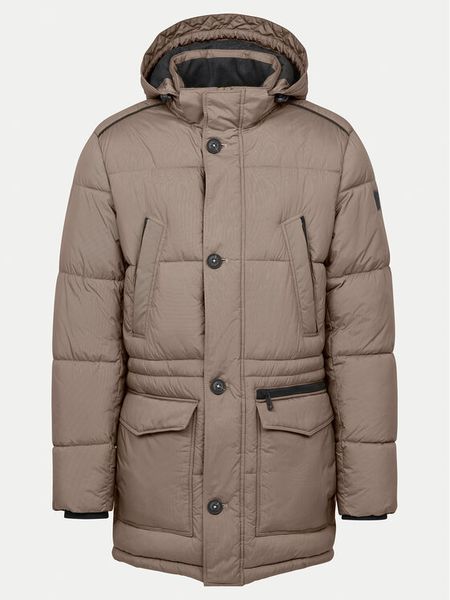 Bugatti Kurtka zimowa 670613 61044 Beżowy Regular Fit. Brązowe kurtki męskie Bugatti, na zimę, m, bez wzorów, z syntetyku, bez ramiączek, bez kaptura. Za 879.99 zł.