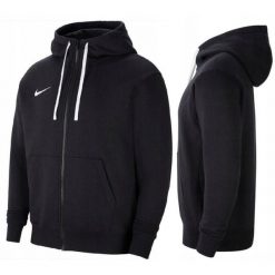 Bluza sportowa męska Nike Park 20 Fleece z kapturem. Czarne bluzy nierozpinane męskie Nike, m, bez wzorów, sportowe, bez ramiączek, z kapturem. Za 263.61 zł.