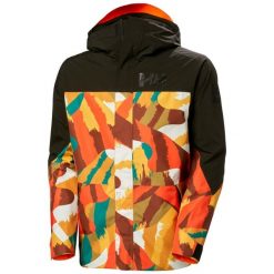 Wodoodporna kurtka narciarska Helly Hansen Ullr D Graphic. Brązowe kurtki narciarskie i snowboardowe męskie Helly Hansen, na zimę, l, bez wzorów, bez kaptura, narciarskie. W wyprzedaży za 1,101.00 zł.