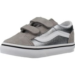 Buty VANS OLD SKOOL V MTLC Srebrny. Szare buty trekkingowe męskie Vans, bez wzorów, z tkaniny, bez zapięcia, trekkingowe, vans old skool. Za 258.99 zł.