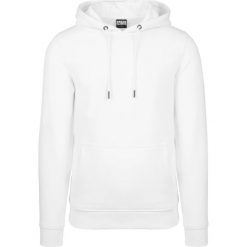 Męska Bluza Z Kapturem Basic. Białe bluzy nierozpinane męskie Urban Classics, m, bez wzorów, bez ramiączek, z kapturem. Za 137.99 zł.