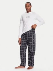 KARL LAGERFELD Piżama A4M45001 Biały Regular Fit. Białe piżamy męskie KARL LAGERFELD, m, bez wzorów, z bawełny, bez kołnierzyka, bez ramiączek. Za 709.99 zł.