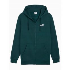 Bluza Męska Puma Z Kapturem Na Zamek Zielona Sportowa Ciepła. Zielone bluzy z kapturem męskie Puma, m, bez wzorów, z kapturem. Za 249.00 zł.