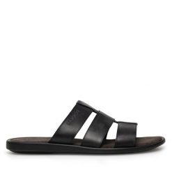 Klapki Lasocki. Czarne klapki i japonki męskie Lasocki, bez wzorów. Za 129.99 zł.