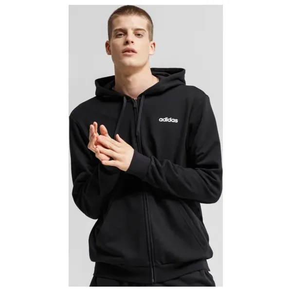 Adidas Bluza E Pln Fz Ft , czarny, rozmiar XL. Czarne bluzy z kapturem męskie ADIDAS, m, bez wzorów, z bawełny, z kapturem. Za 229.99 zł.