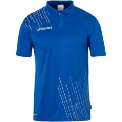 Polo Uhlsport Score 26 Poly. Białe koszulki polo męskie Uhlsport, bez wzorów, sportowe, bez kołnierzyka, bez ramiączek. Za 191.00 zł.
