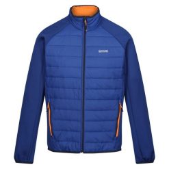 Męska Kurtka Hybrydowa Clumber IV Full Zip. Niebieskie kurtki męskie Regatta, m, bez wzorów, z puchu, sportowe, bez ramiączek, bez kaptura. Za 182.99 zł.
