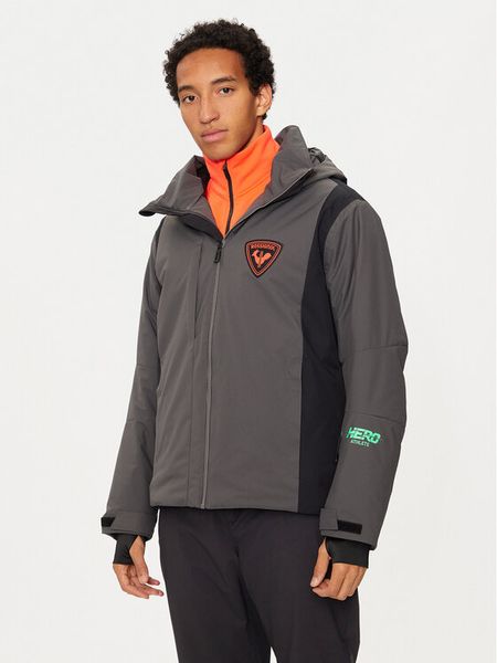 Rossignol Kurtka narciarska Hero Velika RLNMJ18 Szary Regular Fit. Szare kurtki narciarskie i snowboardowe męskie Rossignol, na zimę, m, bez wzorów, z syntetyku, bez kaptura, narciarskie. Za 1,379.00 zł.