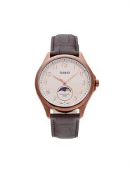 Casio Zegarek MTP-M110RL-5AVER Brązowy. Brązowe, analogowe zegarki męskie Casio. Za 699.00 zł.