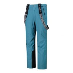 Spodnie narciarskie męskie CMP 3W17397N/L812. Spodnie narciarskie i snowboardowe męskie CMP, bez wzorów, z tkaniny, narciarskie. Za 699.99 zł.