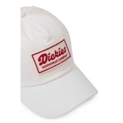 Czapka Dickies Lewiston Trucker Egret. Białe czapki męskie Dickies, bez wzorów. Za 148.05 zł.