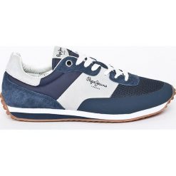 Pepe Jeans - Buty. Szare buty sportowe na co dzień męskie Pepe Jeans, z jeansu, sportowe. W wyprzedaży za 229.90 zł.