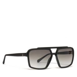 Okulary przeciwsłoneczne Guess. Czarne okulary przeciwsłoneczne męskie Guess, z aplikacjami. Za 629.99 zł.