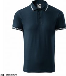 MALFINI Urban 219 - ADLER - Koszulka polo męska, 200 g/m2, 35% poliester, 65% bawełna, - granatowy M. Niebieskie koszulki polo męskie Malfini, m, bez wzorów, z bawełny, bez kołnierzyka, bez ramiączek. Za 44.55 zł.