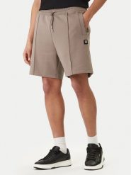 HUGO Szorty sportowe Dimacshort 50562844 Beżowy Regular Fit. Brązowe szorty sportowe męskie Hugo, bez wzorów, z bawełny, sportowe. Za 549.99 zł.