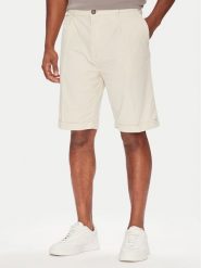 Guess Szorty materiałowe M5GD26 WH4GA Beżowy Regular Fit. Brązowe szorty męskie Guess, z aplikacjami, z bawełny. Za 379.99 zł.