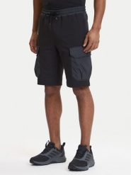 Parajumpers Szorty sportowe Boyce 26SMPMPAFP06 Czarny Regular Fit. Czarne szorty sportowe męskie Parajumpers, bez wzorów, z bawełny, sportowe. Za 879.99 zł.