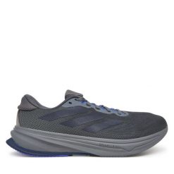 Buty do biegania adidas. Szare buty do biegania męskie ADIDAS, bez wzorów, bez zapięcia, do biegania. Za 699.99 zł.