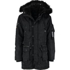 Khujo CARTER Parka black. Parki męskie marki khujo. W wyprzedaży za 775.20 zł.