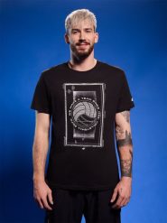 4F T-shirt regular z nadrukiem siatkarskim męski - czarny XXL. Czarne t-shirty sportowe męskie 4f, l, bez wzorów, z bawełny, klasyczne, bez ramiączek. W wyprzedaży za 39.99 zł.