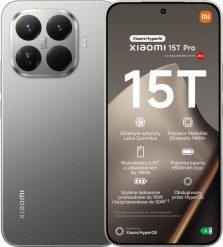 Smartfon Xiaomi 15T Pro 5G 12/512GB Szary (68026). Szare smartfony Xiaomi. Za 2,799.20 zł.