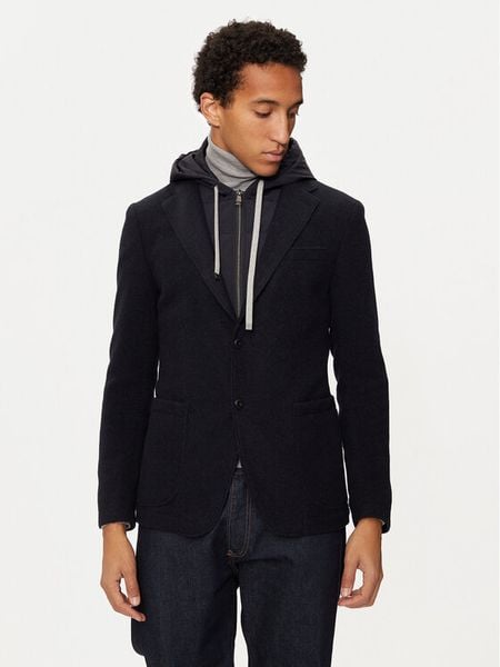 JOOP! Jeans Marynarka 15 JJB-18Hoodney-J14 30043756 Granatowy Slim Fit. Niebieskie marynarki męskie JOOP! Jeans, m, bez wzorów, z jeansu. Za 1,049.00 zł.