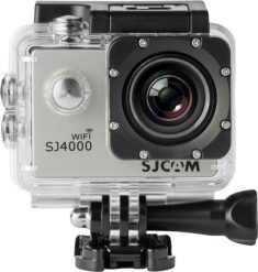 Kamera SJCAM SJ4000 WiFi srebrna. Szare kamery sportowe SJCAM. Za 317.54 zł.