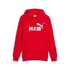 Bluza męska PUMA ESS No. 1 Logo Hoodie TR. Czerwone bluzy nierozpinane męskie Puma, m, bez wzorów, bez ramiączek, bez kaptura. Za 179.99 zł.