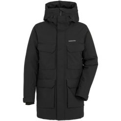 Parka Didriksons Drew. Czarne parki męskie Didriksons, na jesień, bez wzorów, bez kaptura. Za 860.99 zł.