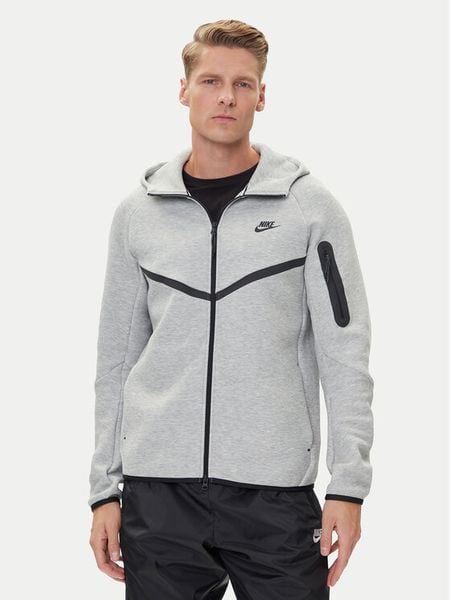 Nike Bluza Windrunner HV0949 Szary Regular Fit. Szare bluzy rozpinane męskie Nike, l, bez wzorów, z bawełny, bez ramiączek, bez kaptura. Za 489.99 zł.