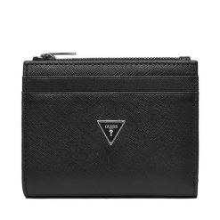 Portfel Guess. Czarne portfele męskie Guess, z aplikacjami. Za 259.99 zł.
