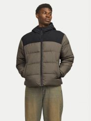 Jack & Jones Kurtka zimowa Moon 12256882 Brązowy Regular Fit. Brązowe kurtki męskie Jack & Jones, na zimę, m, bez wzorów, z syntetyku, bez ramiączek, bez kaptura. Za 299.99 zł.