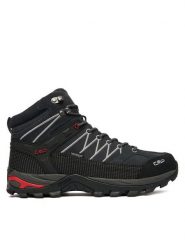 CMP Trekkingi Rigel Mid Wp Waterproof 3Q12947 Czarny. Czarne buty trekkingowe męskie CMP, bez wzorów, ze skóry, bez zapięcia, trekkingowe. Za 399.99 zł.