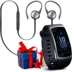 Smartband Samsung Gear Fit 2 (size L) + Level Active Earphone (EO-BG930CB+SM-R3600DAA). Smartbandy marki SAMSUNG. Za 1,110.23 zł.